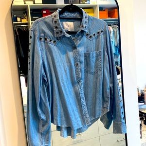 RAILS LONG SLEEVE DENIM SHIRT
